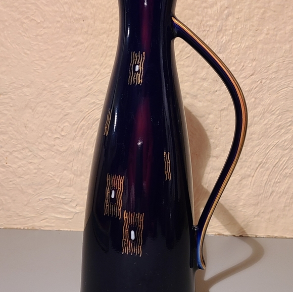 Atomic East Germany Echt Kobalt Bud Vase #1762 - Picture 3 of 7